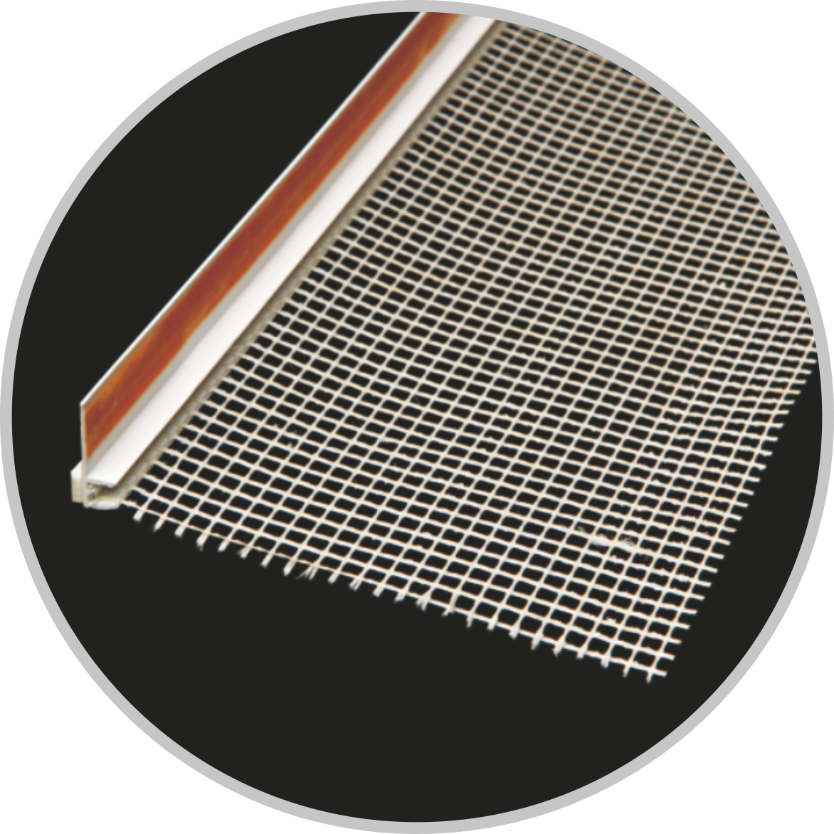 Profil APU okenný s páskou 6mm+siet dl. 2,4 m